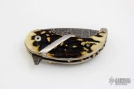 Twerp Flipper with Stag/Damascus