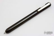 Glossy Black Zirconium D Rocket Bolt Pen