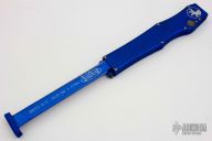 150-6BL Halo V T/E - Blue Satin Full Serrated