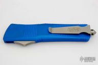 142-6BL Combat Troodon D/E Blue - Satin Full Serrated