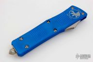 142-6BL Combat Troodon D/E Blue - Satin Full Serrated