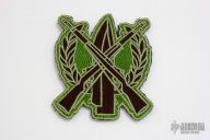 Duane Dwyer Custom Crossed Rifle Logo Patch