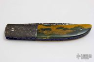 Damascus & Mammoth Ivory Folder