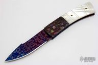 Mosaic Damascus and Meteorite Auto