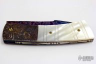 Mosaic Damascus and Meteorite Auto