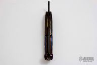 Carved Straight Razor - Mokume/Damascus/LSCF