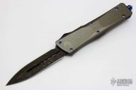 Troodon D/E Machine Ground Damascus Titanium Hardware #020