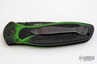 1670BGTST - Blur Tanto Black/Green Smoke - Serrated