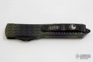 123-3GC Ultratech T/E Tri-Grip - Green Camo Full Serrated