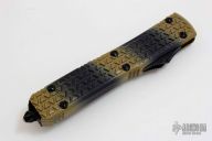 123-3TC Ultratech T/E Tri-Grip - Tan Camo Full Serrated