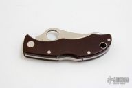 SPJBMP Jester - Key Ring Knife - burgandy micarta