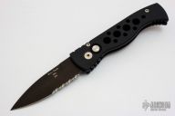 TR-2 - Black Handle / Black Combo Edge #051