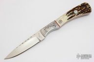 Engraved Bird and Trout