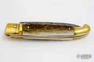 Damascus and Stag Leverlock