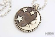 Sterling Silver Moon Necklace
