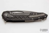 Sigil - Apocalyptic Elmax Carbon Fiber Damascus Plate