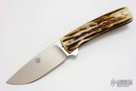 "FR" Linerlock Flipper - Stag