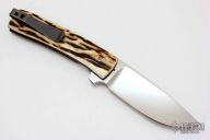 "FR" Linerlock Flipper - Stag