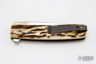 "FR" Linerlock Flipper - Stag