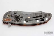 XM-18 3.5" Skinner with Lasered Logo and Copper Hardware