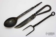 Hand Forged Camp Cutlery Set