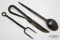 Hand Forged Camp Cutlery Set