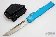 150-5TQ Halo V - T/E Turquoise Satin Serrated