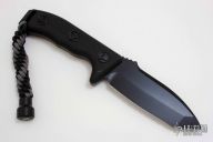 103-3BL Currahee T/E Black Full Serrated