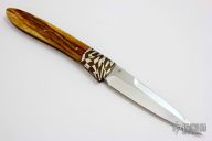 Damascus and Bone Gents Folder