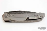 Raindrop Damascus and Titanium ANAX #009