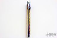 Damascus and Walrus Ivory Dagger Folder