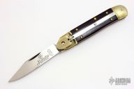 Leverlock Auto - Black Micarta