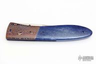 Damascus and Bone Gents Folder