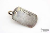 Bad Intent Sterling Silver Dog Tag