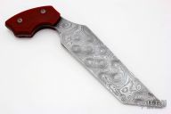 Damascus Push Dagger
