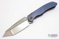 ANAX Tanto - Mirror Polished Blue/Bronze Frame