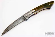 Mammoth Ivory and Damascus Auto