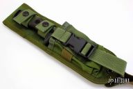 103-14 Currahee Tanto Green Camo Tactical Serrated