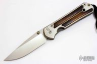 Large Sebenza 21 w/Mammoth Bark Inlays