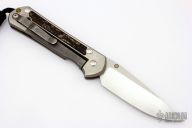 Large Sebenza 21 w/Mammoth Bark Inlays