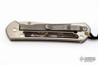 Large Sebenza 21 w/Mammoth Bark Inlays