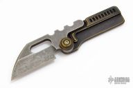 Thorn Friction Folder with Leather Sheath