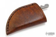 Thorn Friction Folder with Leather Sheath