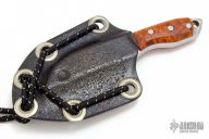 Small Damascus Neck Knife