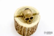 Brass Skull Bead