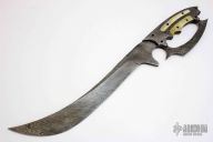 Damascus Upswept D-Guard Fighter