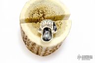 Silver "Monkey Skull" Bead