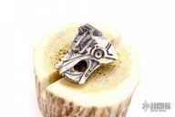 Silver "Cyber Bear" Bead