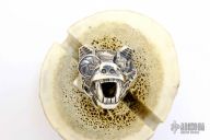 Silver "Cyber Bear" Bead