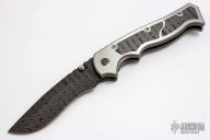 Marauder Damascus - Recurve Blade - 2012 Blade Show